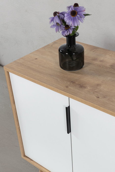 Hanah Home Sırma 4515 Consola Roble Zafiro y Blanco